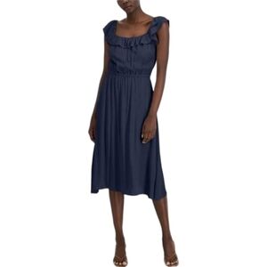 NWT INC Square Neckline Metallic Dress Size Medium